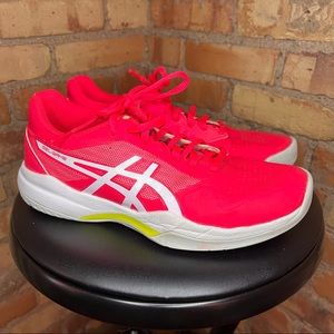 Hot Pink ASICS Gel-Game sneakers
